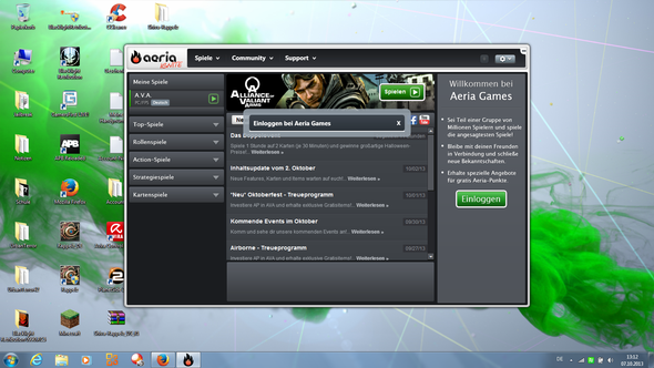 Aeria Ignite Anmeldeproblem?!
