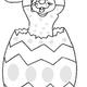 Ausmalbild Osterhase von www.basteln-rund-ums-jahr.de