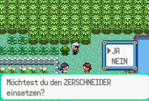 Pokemon Smaragd : Zerschneider?