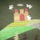 Kuscheldecke mit Geisterschloss