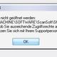 fehlermeldung