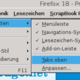 Firefox 18 - Probleme; Tabs und Google Toolbar