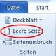 Microsoft Office Word 2010 Neue Folie/Seite ZWISCHEN 2 Folien/Seiten erstellen?
