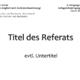 PowerPoint ... einige Fragen!