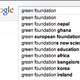 gibt es grüne foundation?