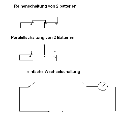 Wechselschaltung Reihenschaltung Parallelschaltung Wiring Diagram My