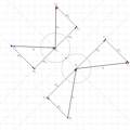 2-Dimensionaler Stoß zweier Kugeln