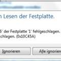 Acronis True Image Home 2010 Backup Fehlgeschlagen