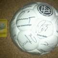 Autogramball der deutschen Fußballnationalmanschaft,  UNTERSCHRIGTEN DER SPIELER UND TRAINER!!!