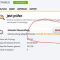 Avast-Einige Dateien konnten nicht während des Virenscann überprüft werden...brauche Hilfe