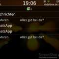 Black Berry Curve 9320 Benachrichtigungen