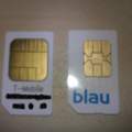 blau.de SIM-Karte (bzw. deren Kontaktberiche) passt nicht...