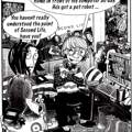 Cartoon beschreiben in Englisch