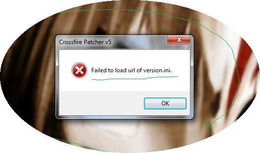 Crossfire startet nicht failed to load url of version.ini.