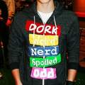 "dork weird nerd spoiled odd" Jacke von Cody Simpson
