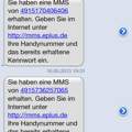 Eplus: sms von dieser nummer erhalten!
