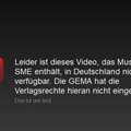 Erreichen das Youtube (Musik)-Videos NICHT sperrt