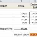 Excel 2010: Zelle mit Datum farbig füllen