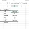 Excel: Vokabeltrainer in Excel davon die Punktzahl richtiger Ergebnisse. Mit welcher Funktion?