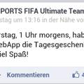 FUT App tagesgeschenk bekommen