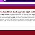Google funktioniert nicht ! ?