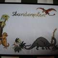 Handgearbeiteter Stundenplan