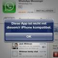Ich kann mir kein whats App Herunterladen!! :(