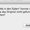 Ich kann verschiedene Lieder nicht mehr abspielen! (iTunes)