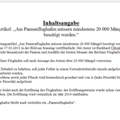 Inhaltsangabe - Wie findet ihr sie?