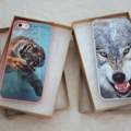 iphone 5 handyhülle tiger/wolf