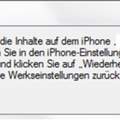Iphone 5 wird nicht von Itunes erkannt, zurücksetzen einzigste Chance?