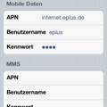 iPhone löscht Mobile Daten Einstellungen