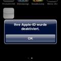 ipod apple id deaktiviert