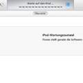 Ipod Touch 4 Wartungsmodus / Loop verlassen