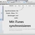 Ipod Touch erste mal synchronisieren