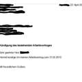 Ist diese Kündigung okay?