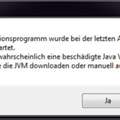 JDownloader Fehler beim Installieren