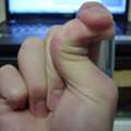 Kann meine Finger komisch nach hinten biegen!