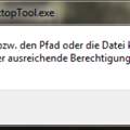 keine administrator rechte??