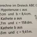 klasse 9 mathe : satz des pythagoras.rechtwinklige dreiecke...hilfe