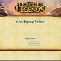 League of Legends Problem beim erstellen eines Kontos