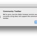 Mac - Safari zeigt Fehlermeldung an