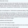Mahnung oder Junk?