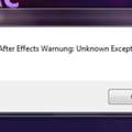 Mein Adobe After Effects  startet nicht mehr auf