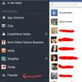 Meine Android Facebook App hat einen Button Freunde, die meiner Bekannten nicht