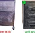 Metall (Stahl / Blech / Eisen)  - VINTAGE/INDUSTRIE LOOK färben?