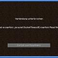 Minecraft onlineserver problem (siehe Bild)