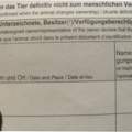 Pferdepass Seite 39 Arzneimittelbehandlung