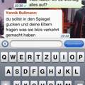 Richtig gute Antwort zum Kontern gesucht (Screenshot dabei)