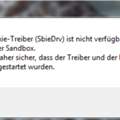 Sandboxie fehler